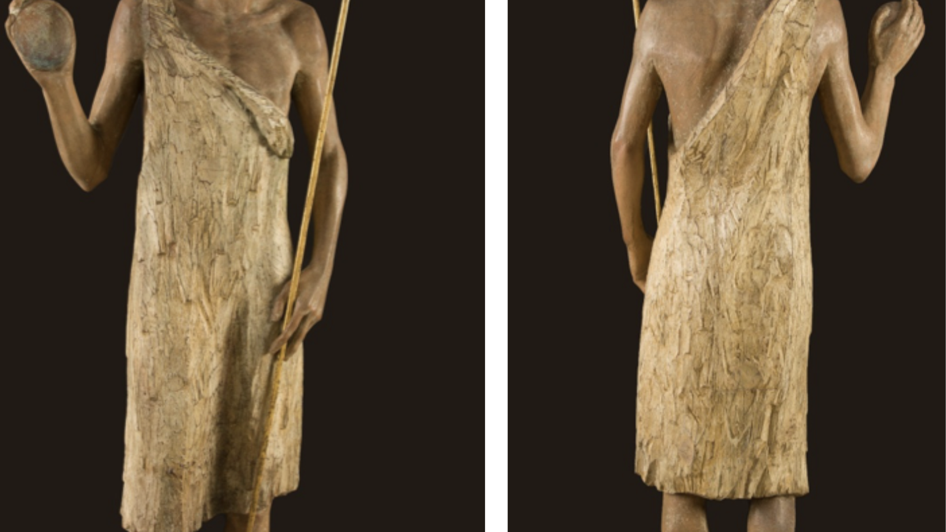 Wooden statues After restoration