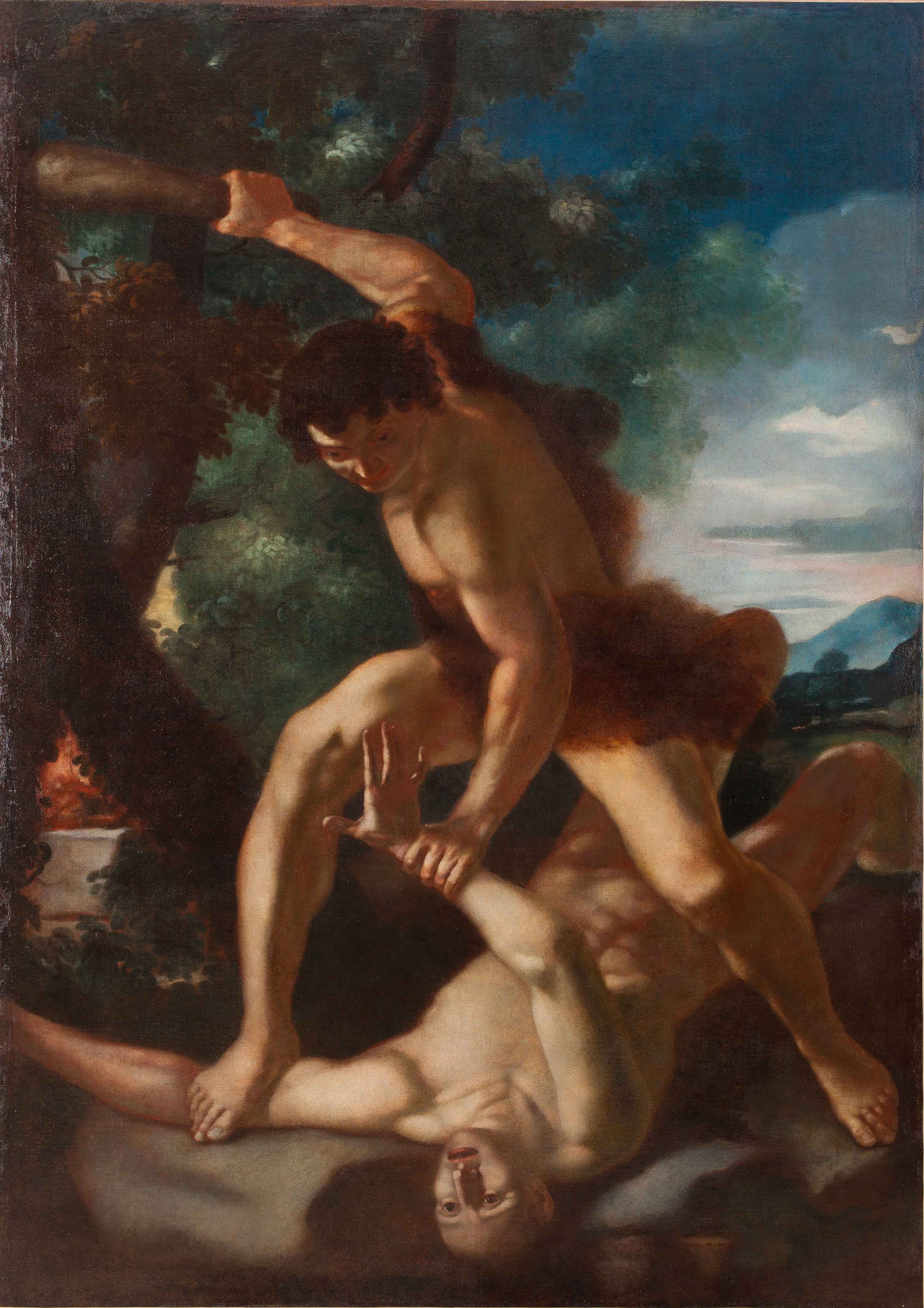 Camassei's Cain and Abel - After Restoration