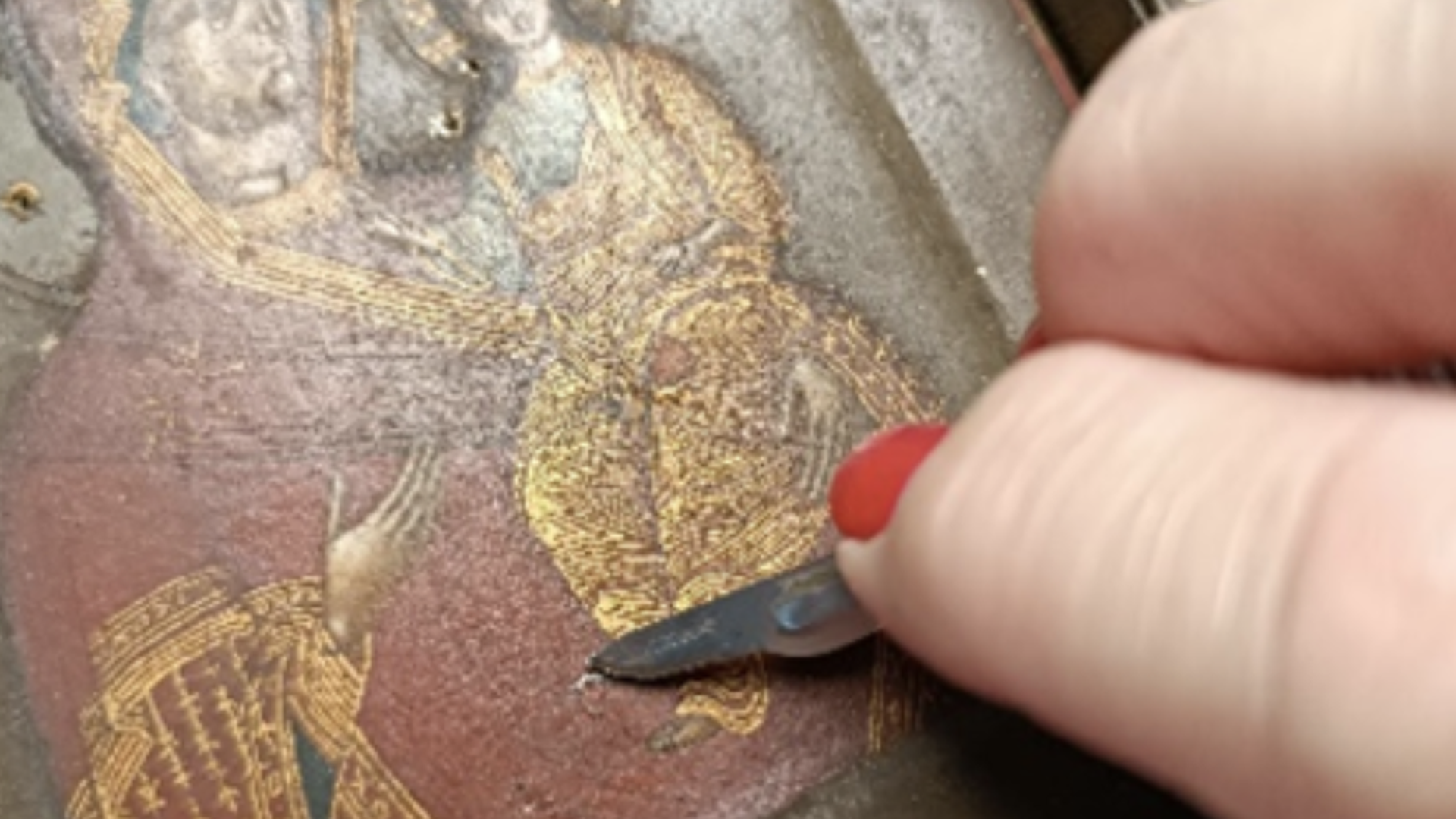 Icons during restoration 2