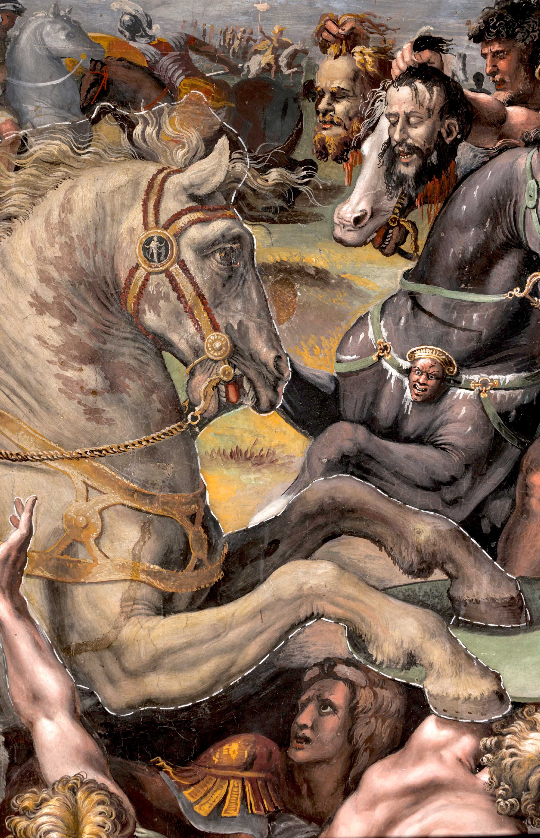 Battle of Ponte Milvio - During Restoration