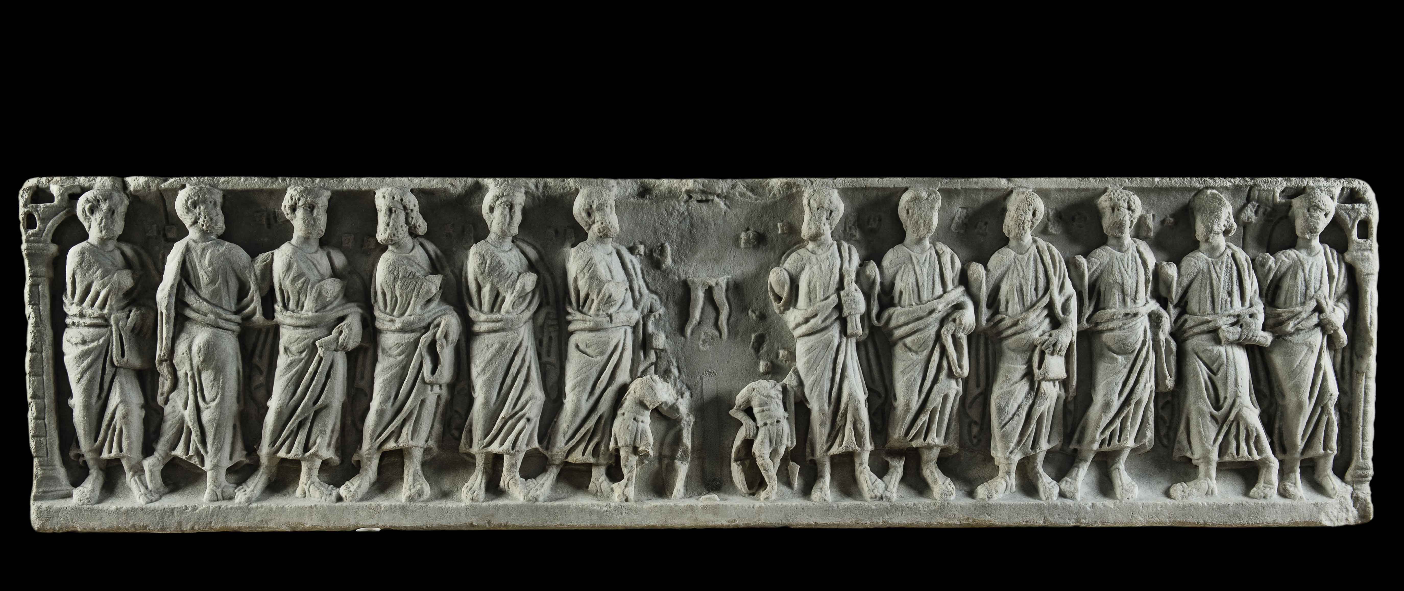Sarcophagus with the Twelve Apostles and the City Doors | PAVM