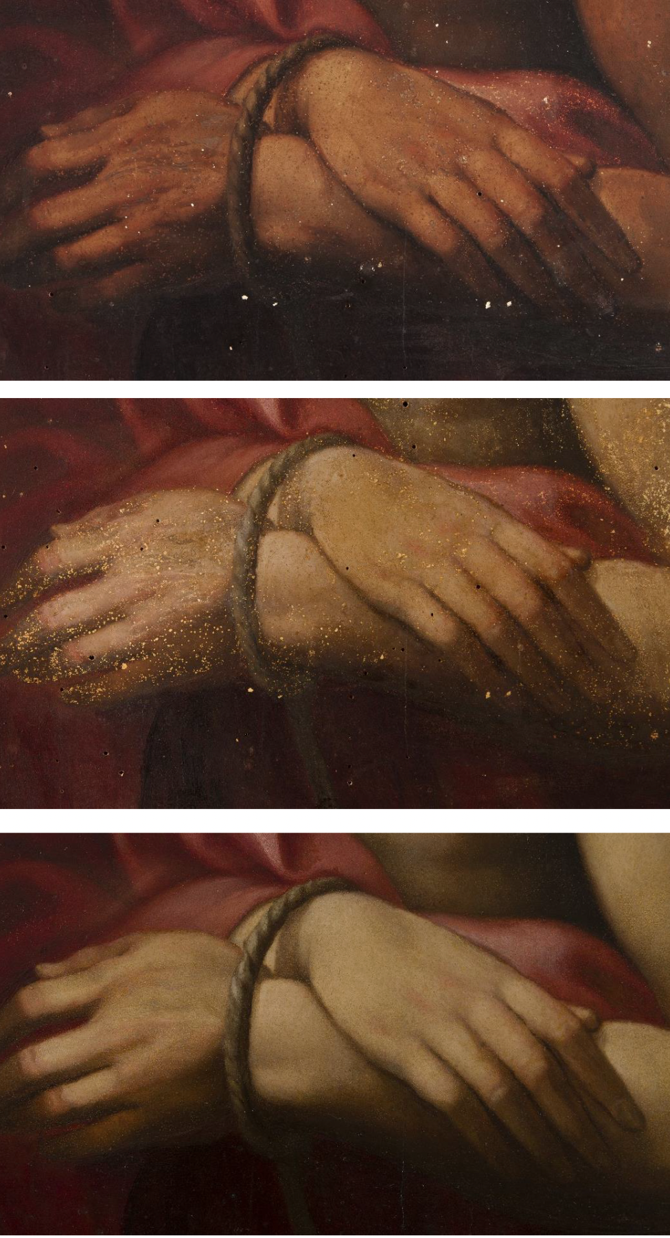 Before, during and after restoration - Mocking