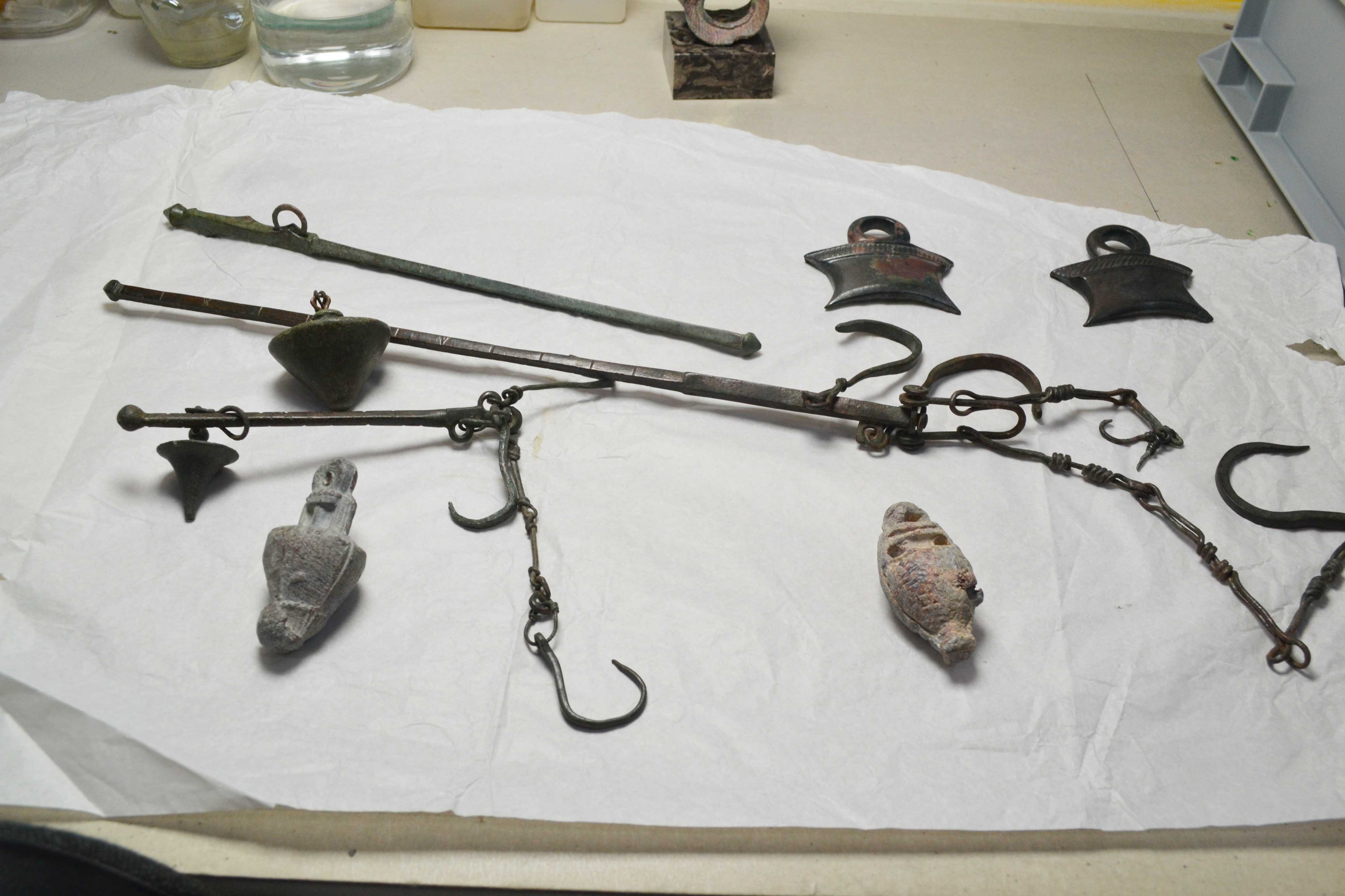 Roman Weights and Scales - Under Restoration