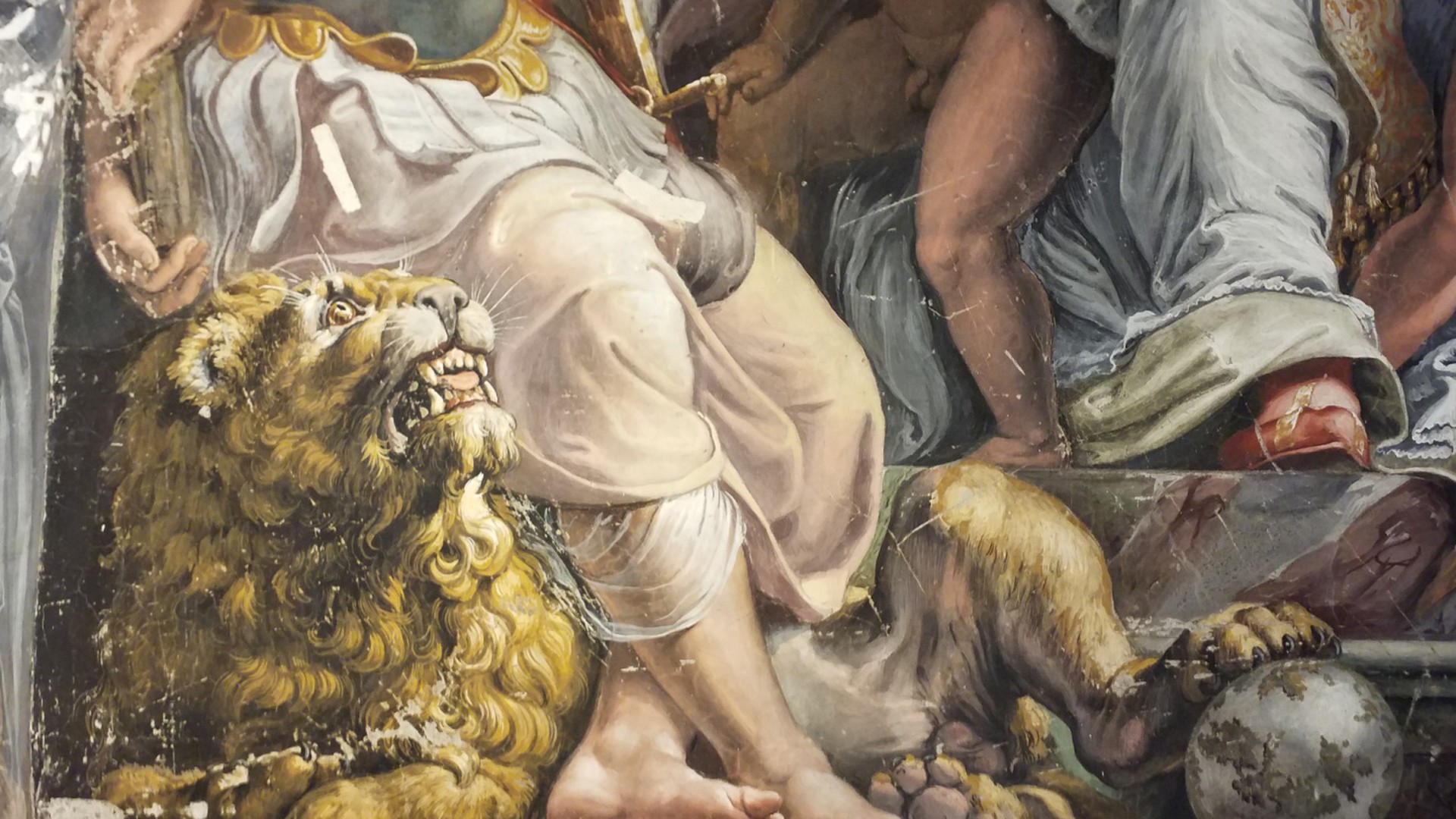 Room of Constantine - During Restoration