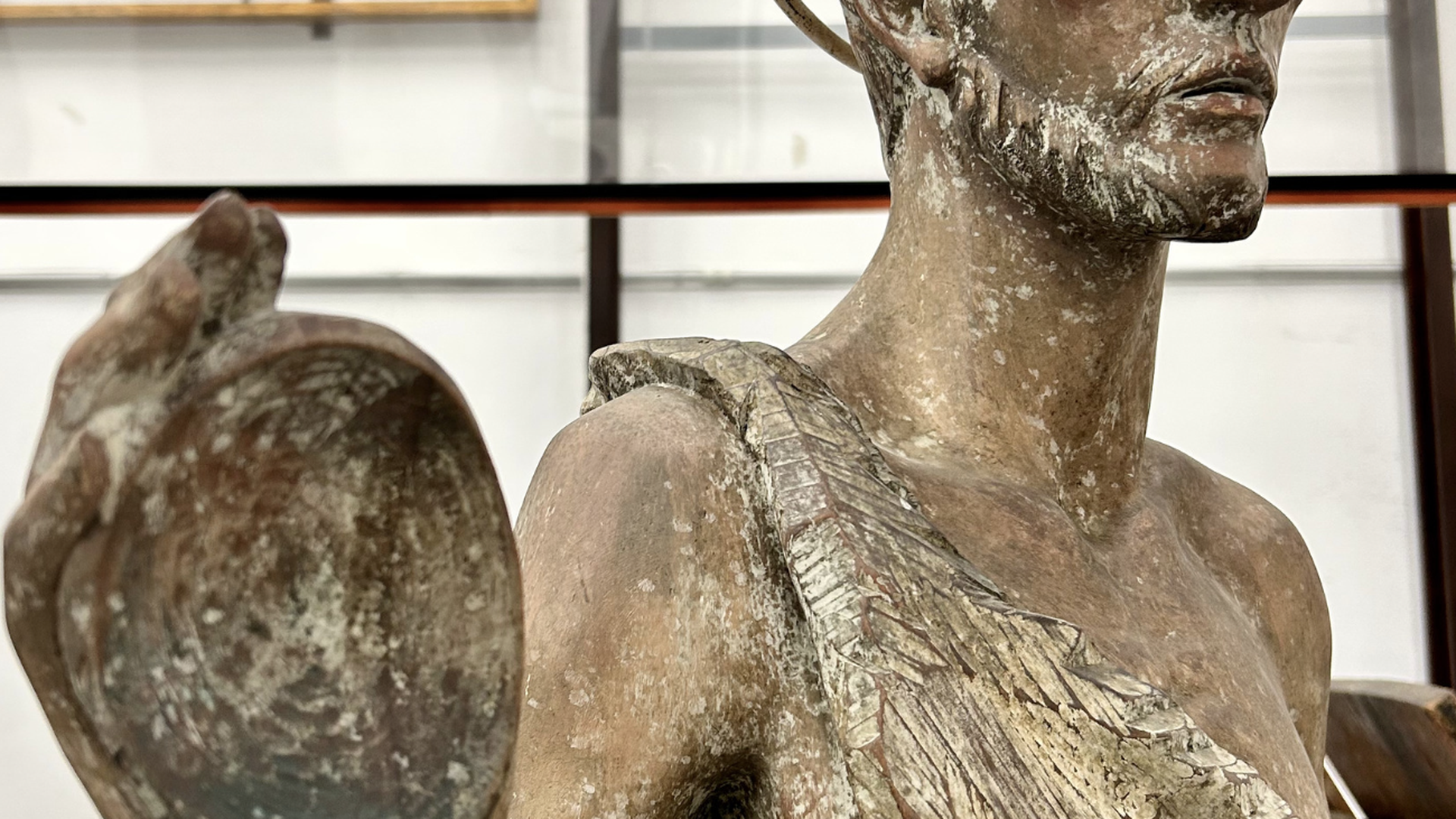 Wooden Statues of St. John the Baptist and St. John the Evangelist 3