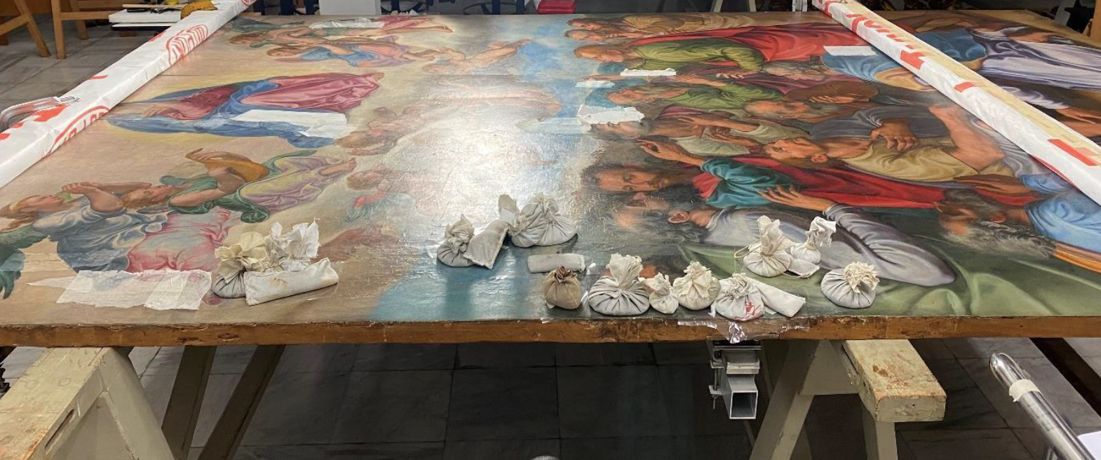 Assumption of the Virgin during restoration 4
