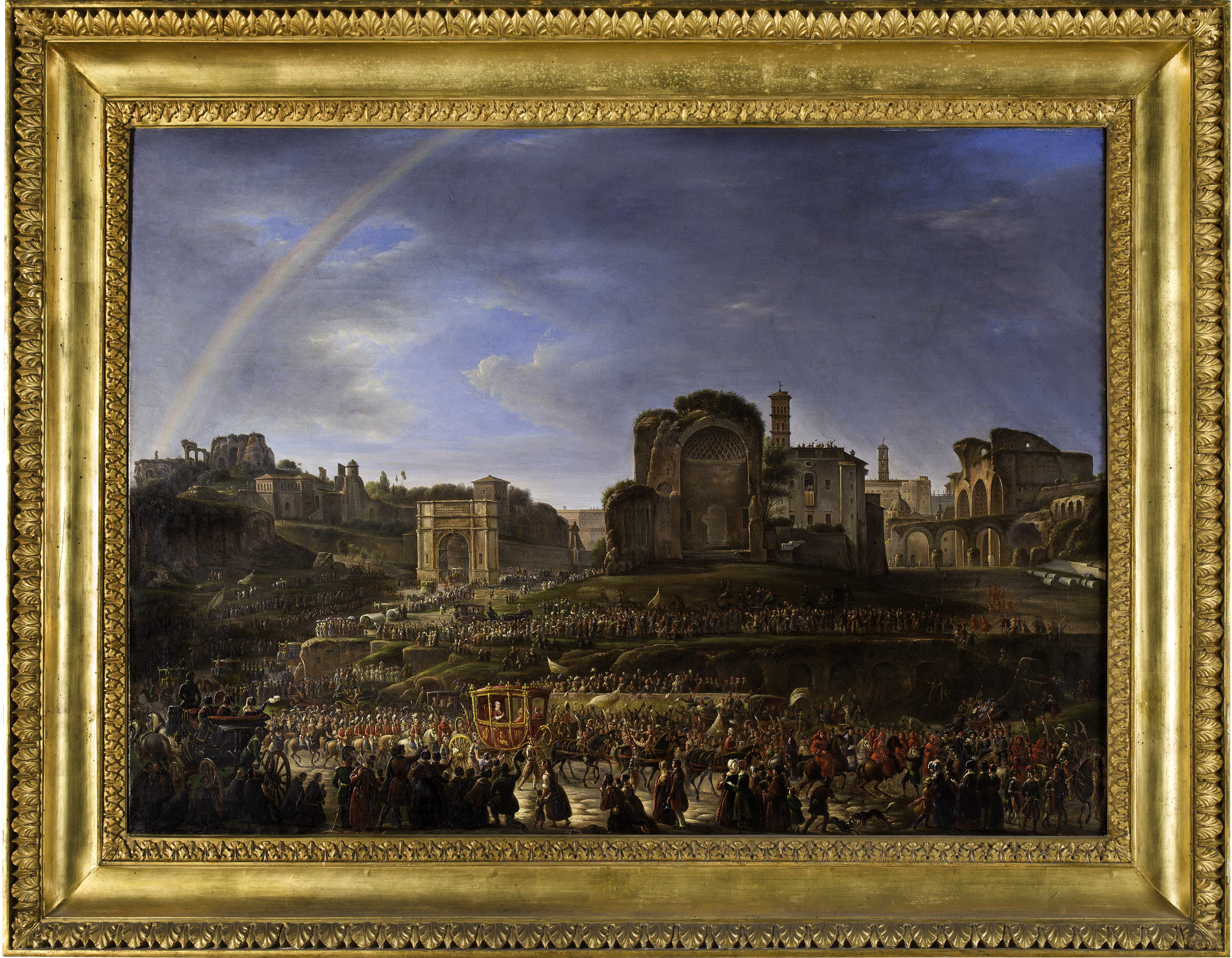 Procession of  Pope Pius IX