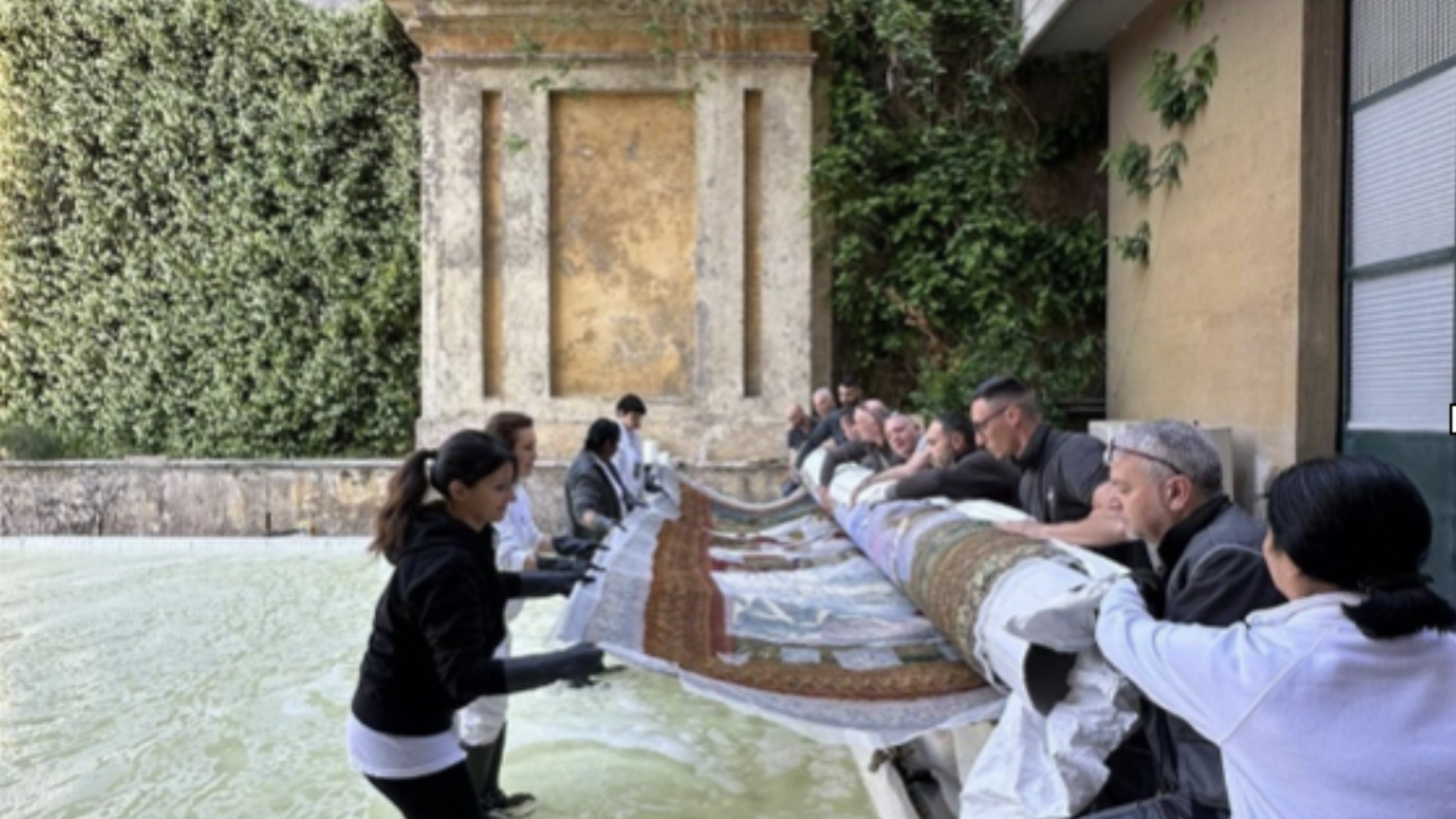 Tapestry Washing 2
