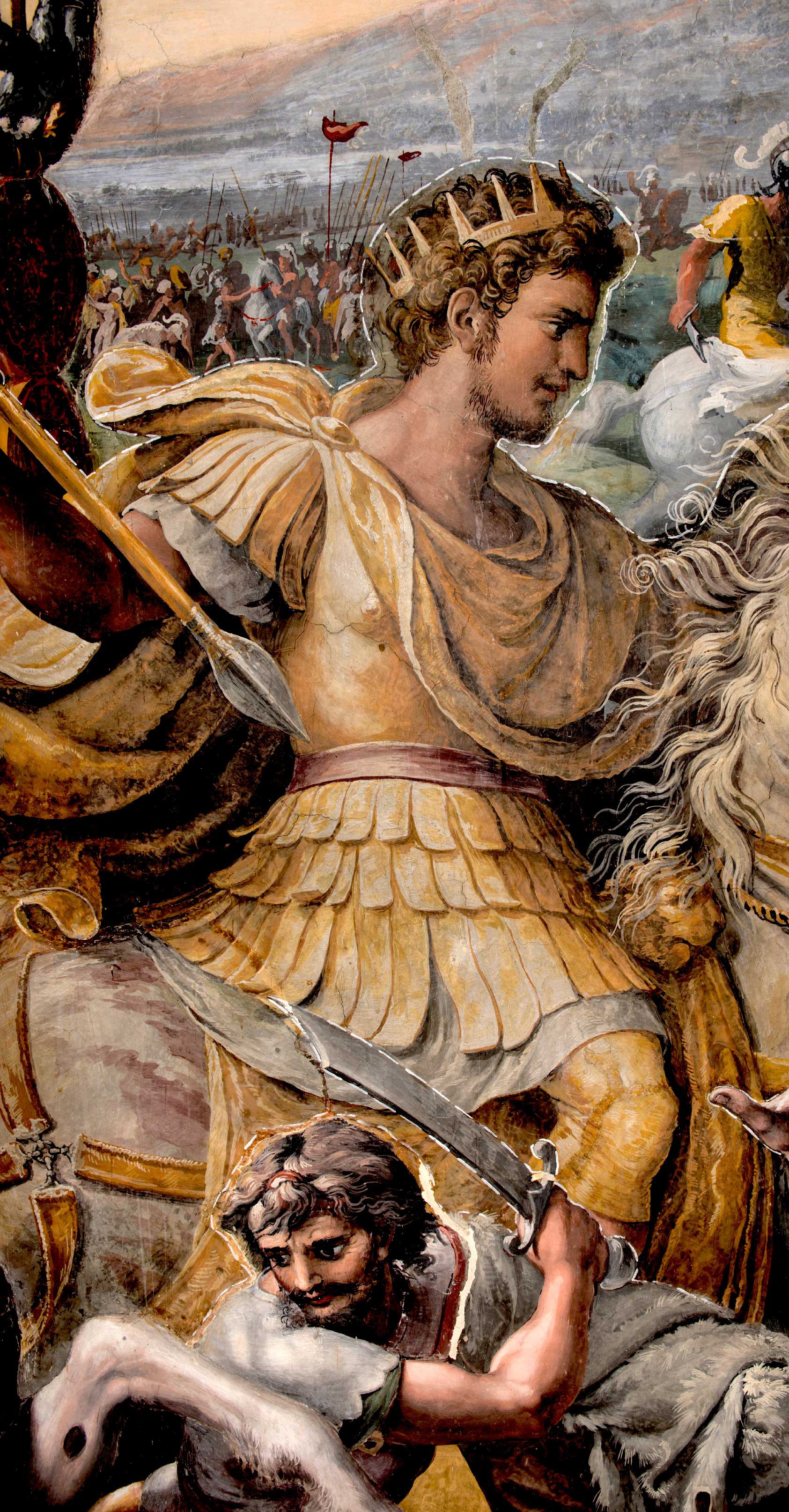 Battle of Ponte Milvio - During Restoration 1