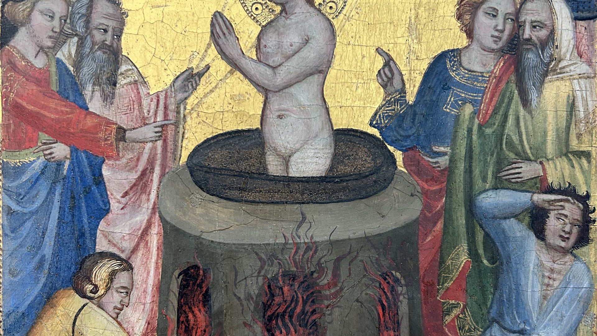 Saint Margaret of Antioch Final restoration detail - 3
