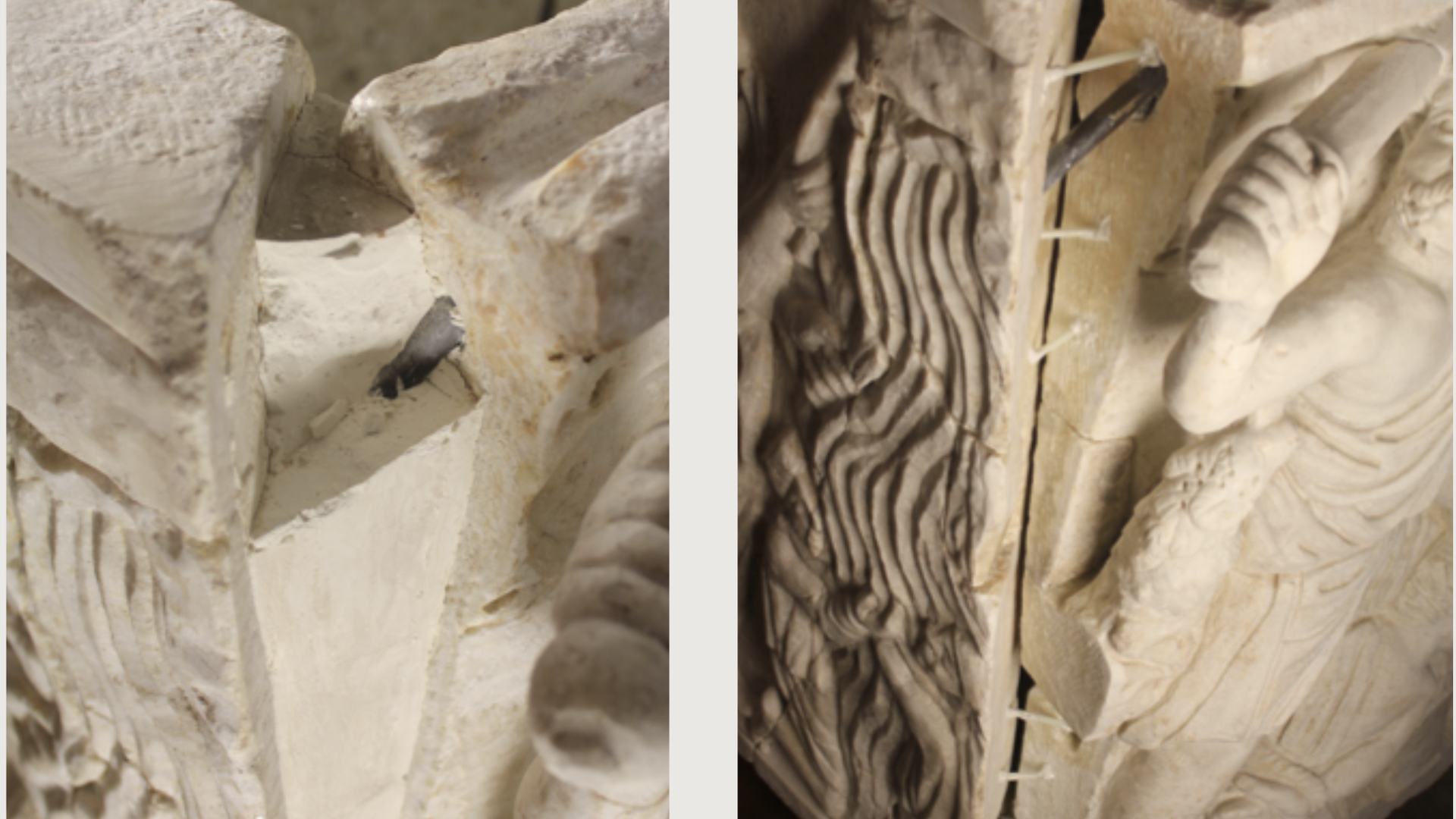 Section IX of the Pius Christian Museum - inv 31547 during restoration