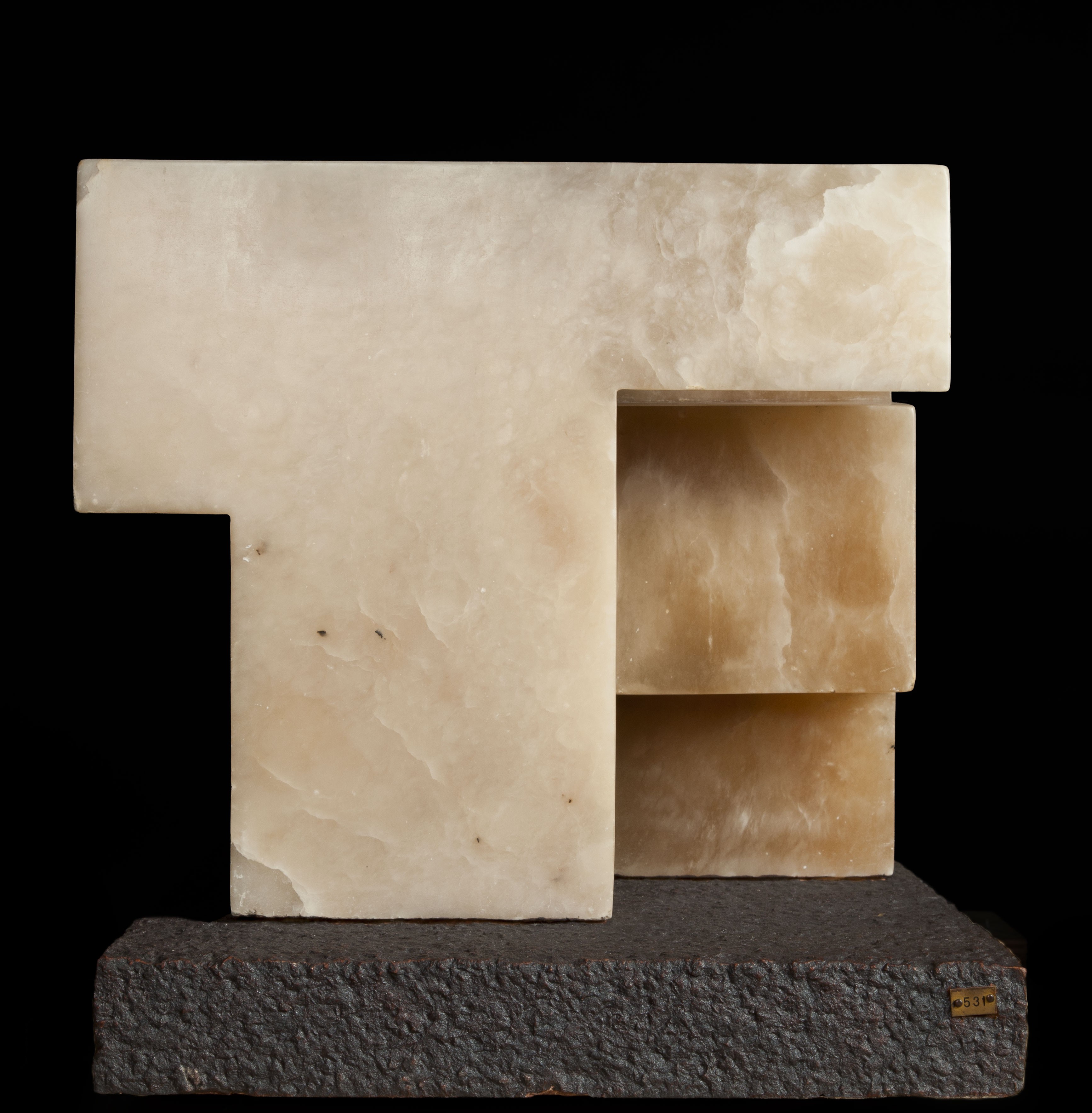 Alabaster Altar by Eduardo Chillida - After Restoration