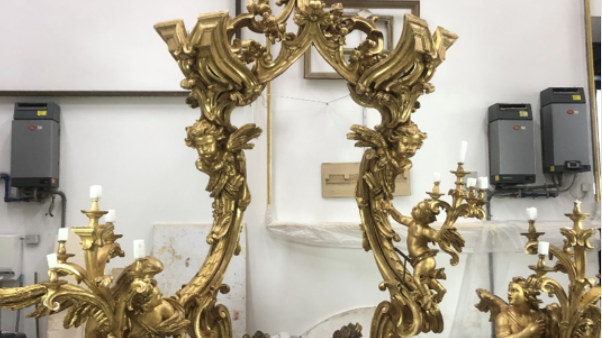 40 hour decorative stand - assembled after restoration