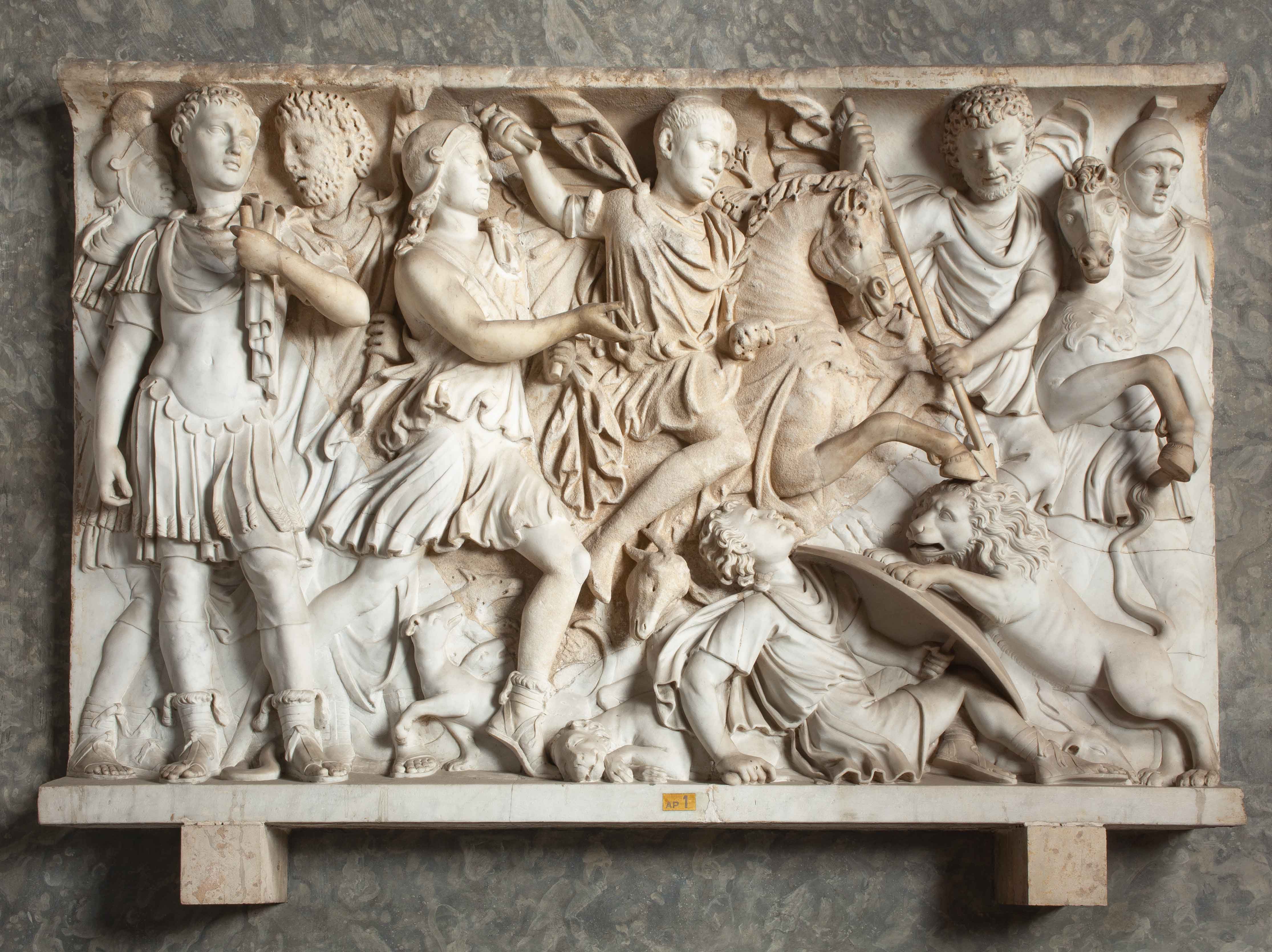 Front of a Continuous Frise Sarcophagus - Inv. 1011