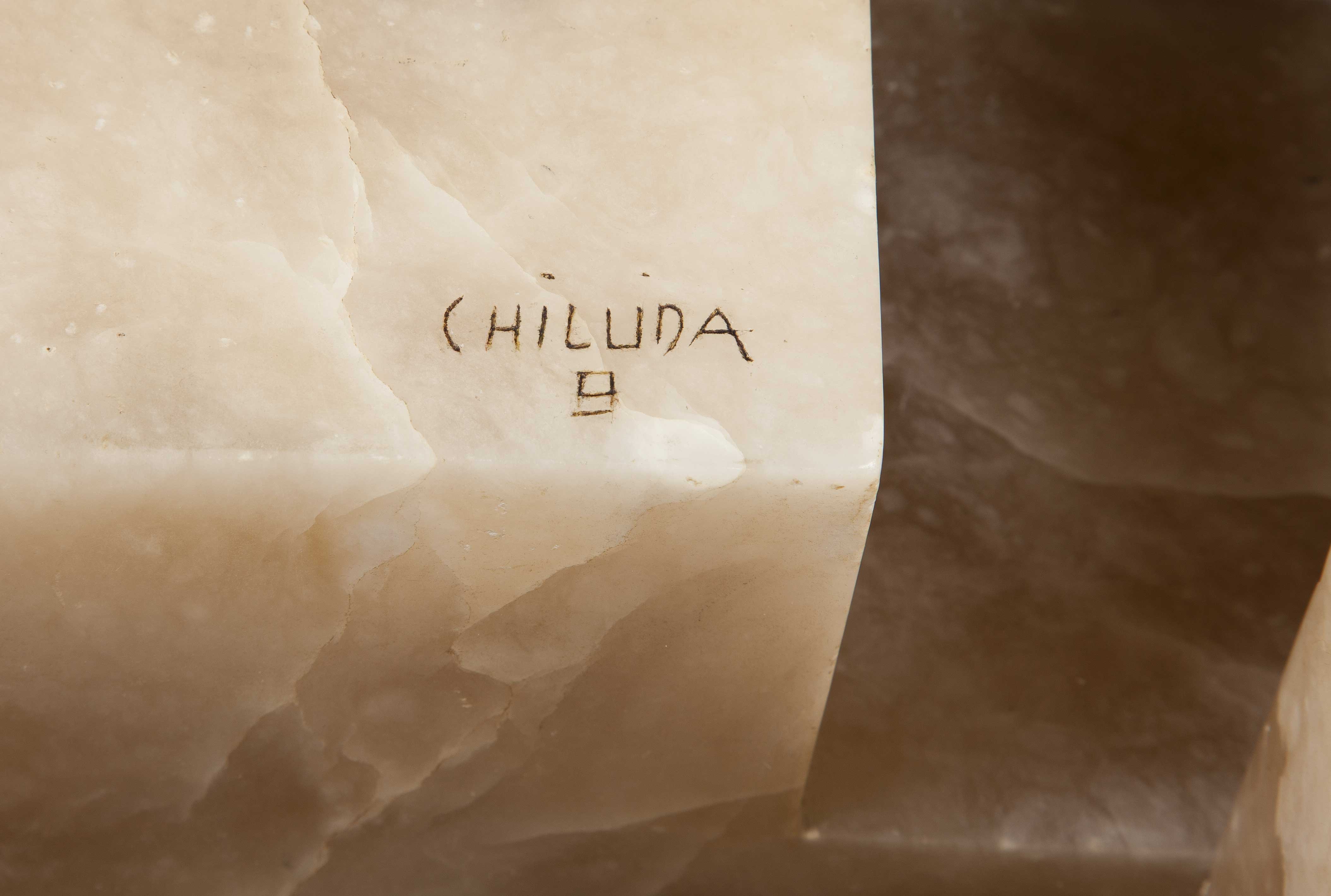 Alabaster Altar by Eduardo Chillida - Signature