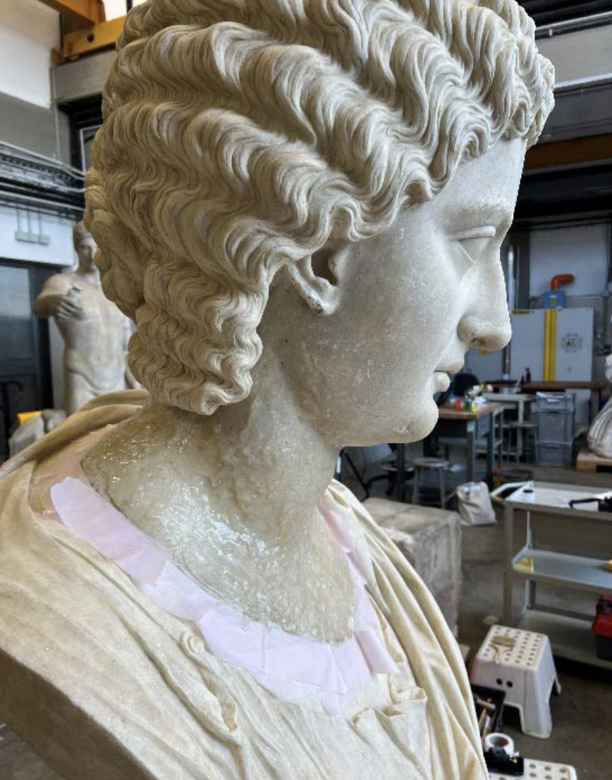 Finishing the cleaning process - Giulia Domna 12