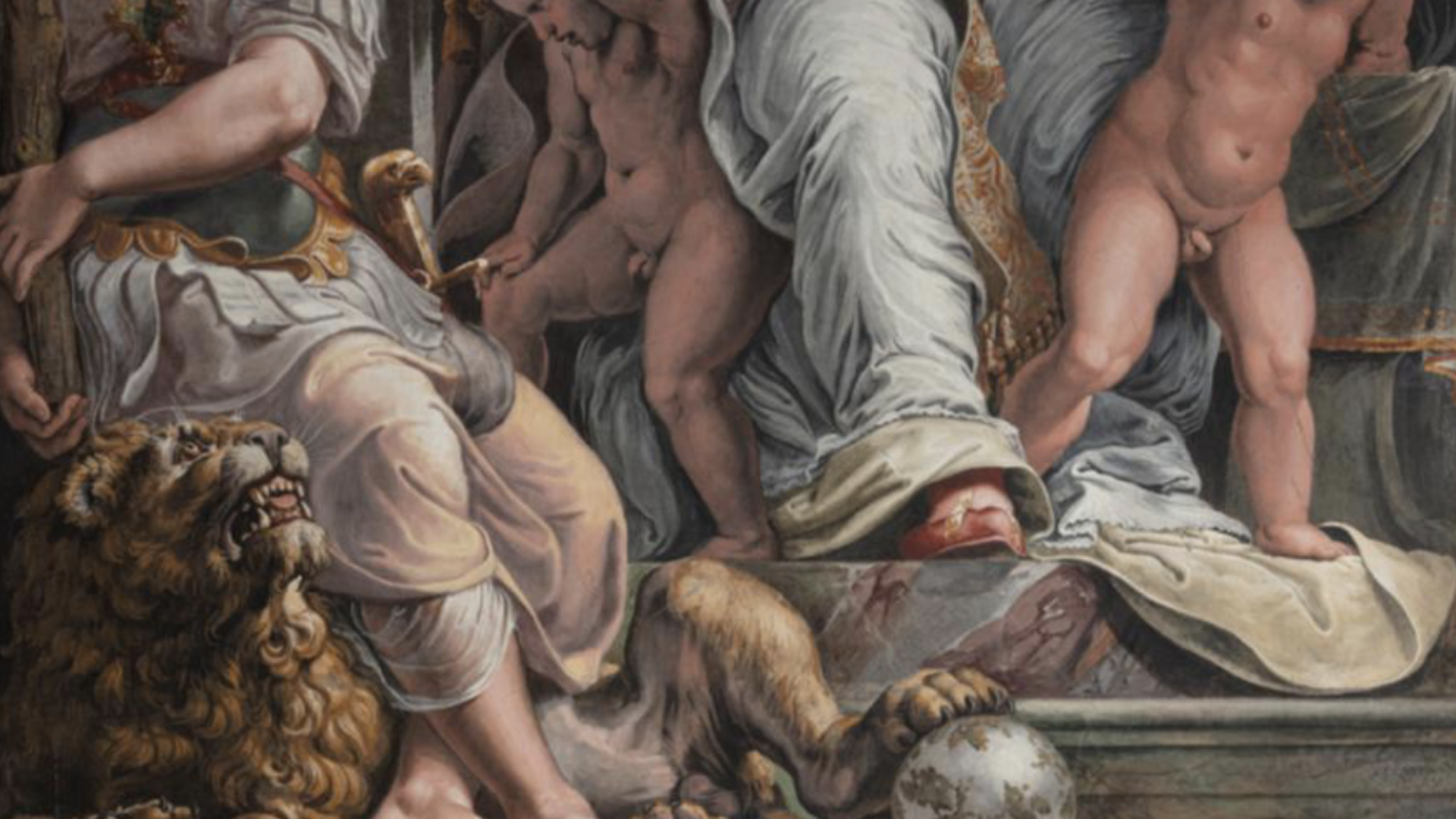 Room of Constantine ongoing restoration 1