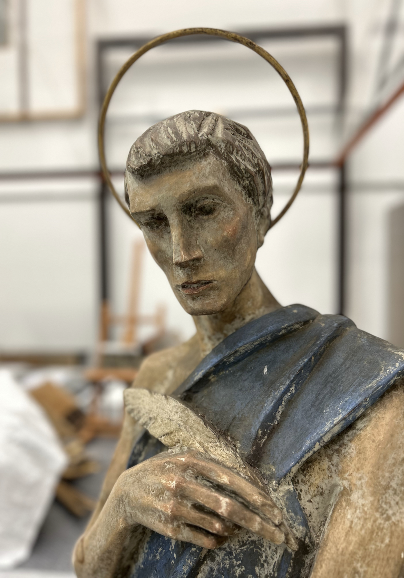 Wooden Statues of St. John the Baptist and St. John the Evangelist 2