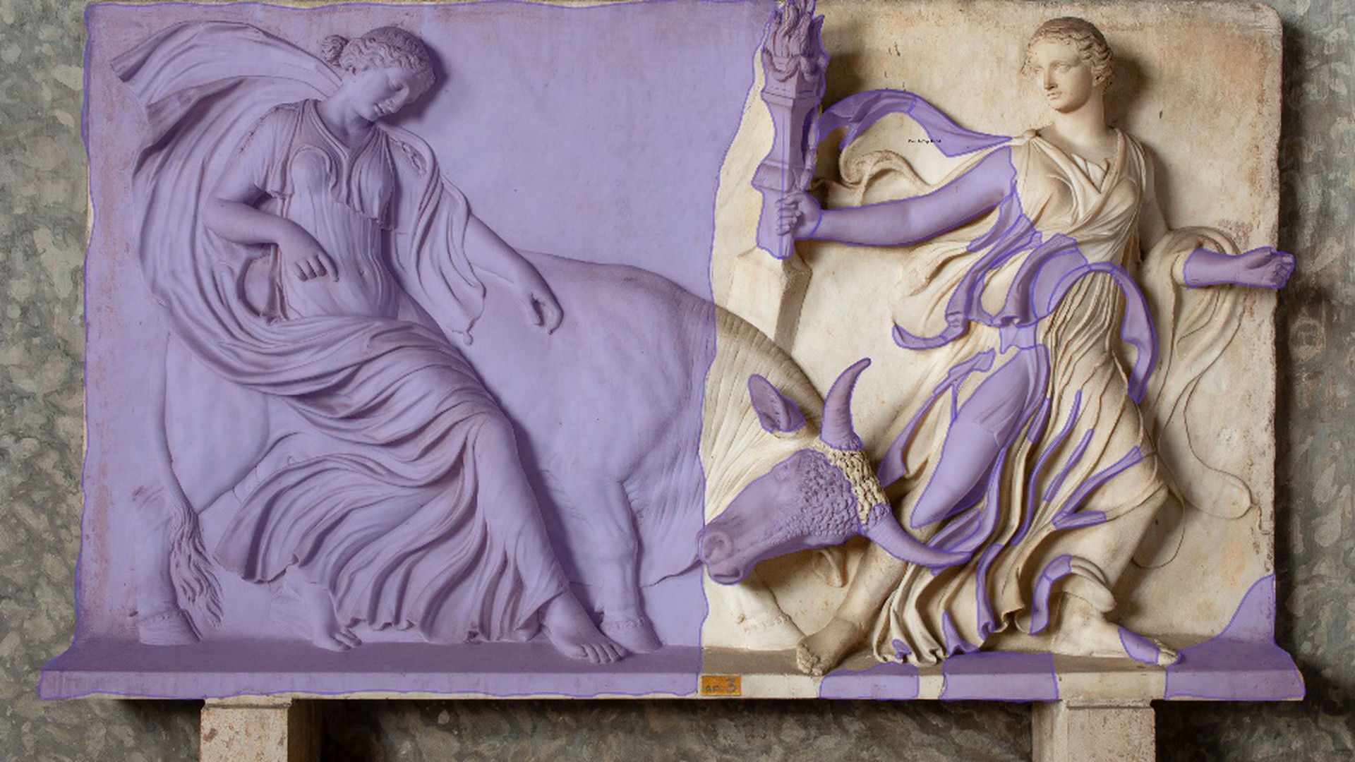 Four Marble Artworks from the Niche of the Apollo del Belvedere | PAVM