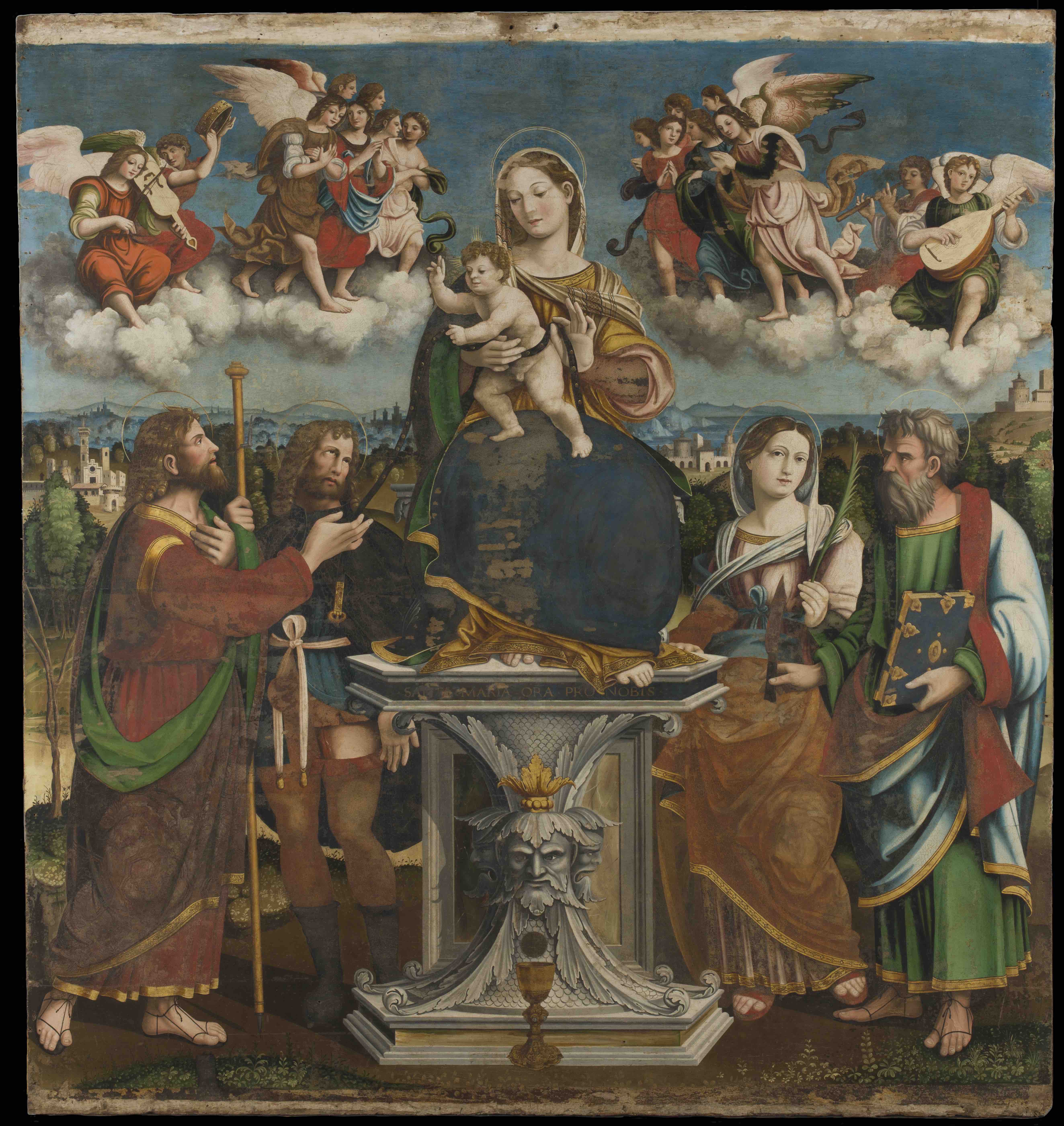Assumption of the Virgin Mary with Saints - After