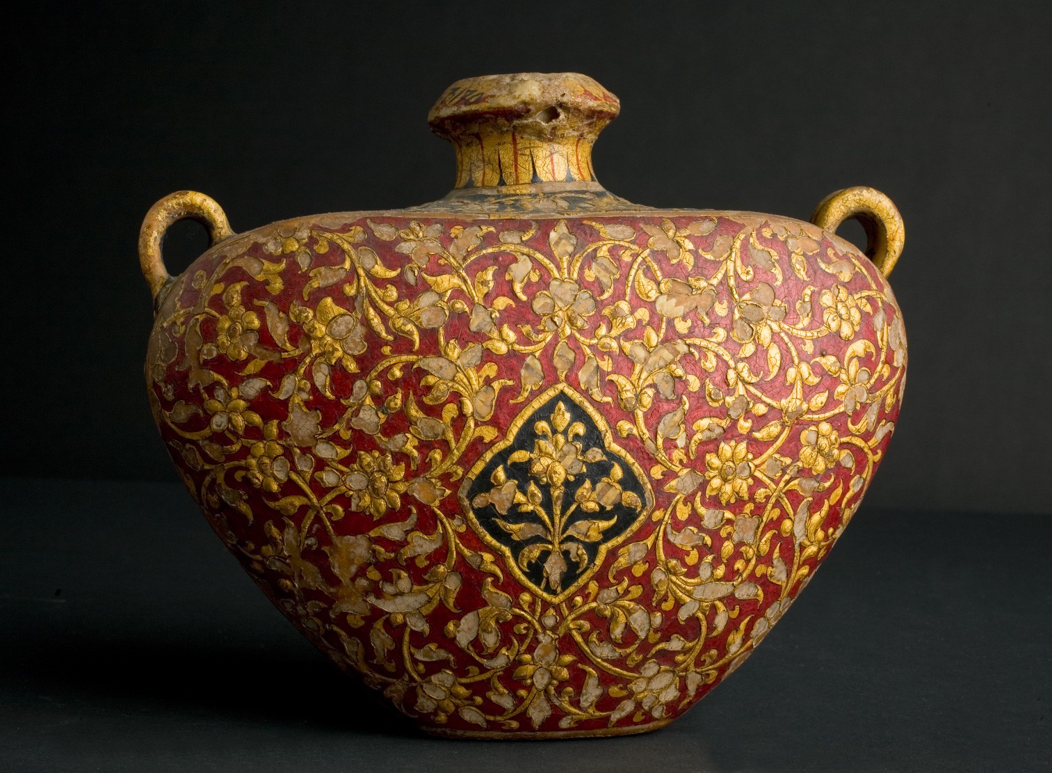 Beautifully Decorated Kopi Vase for Water and Oil | PAVM