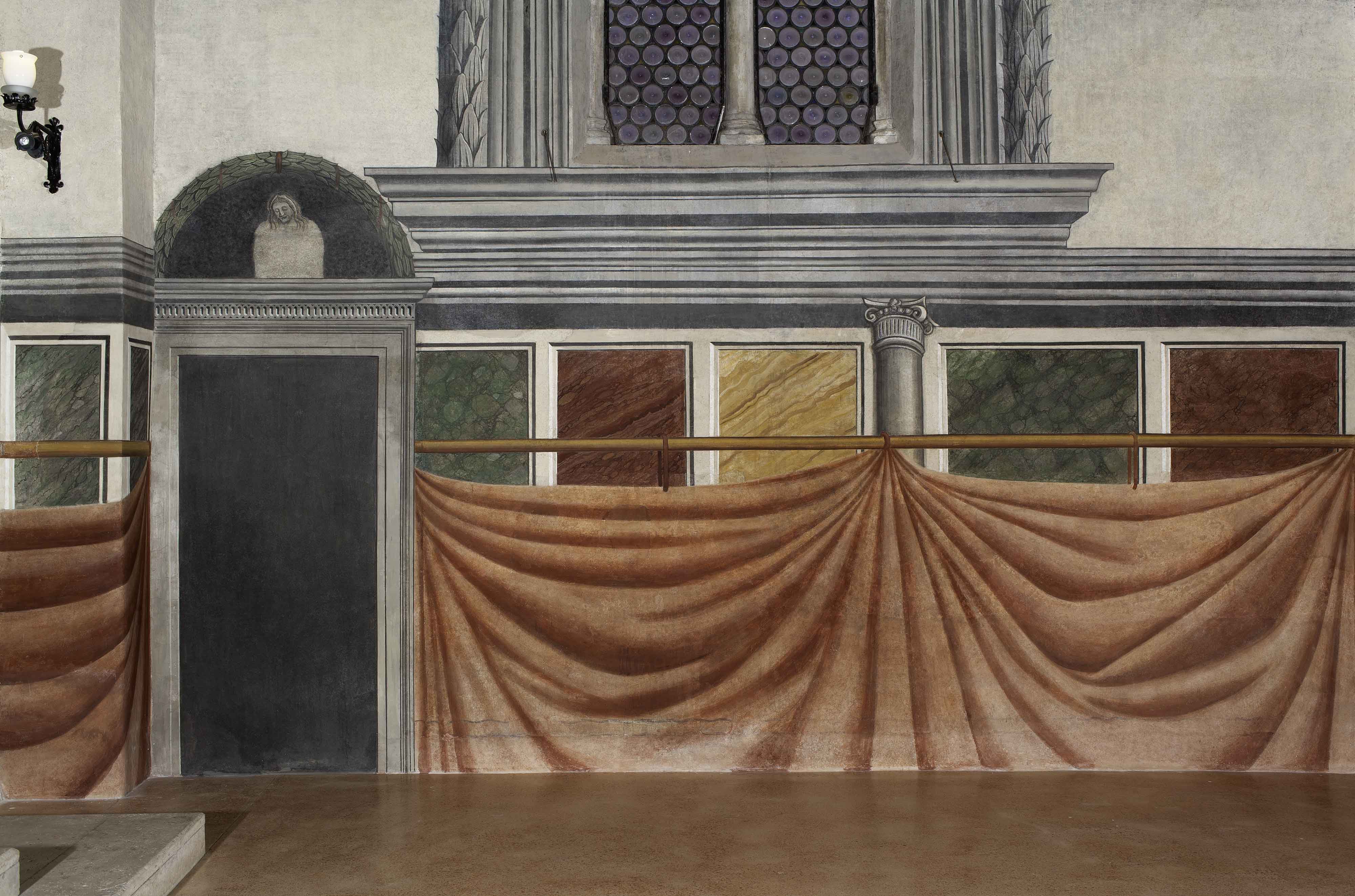 Vatican City: Church of San Salvatore - wall