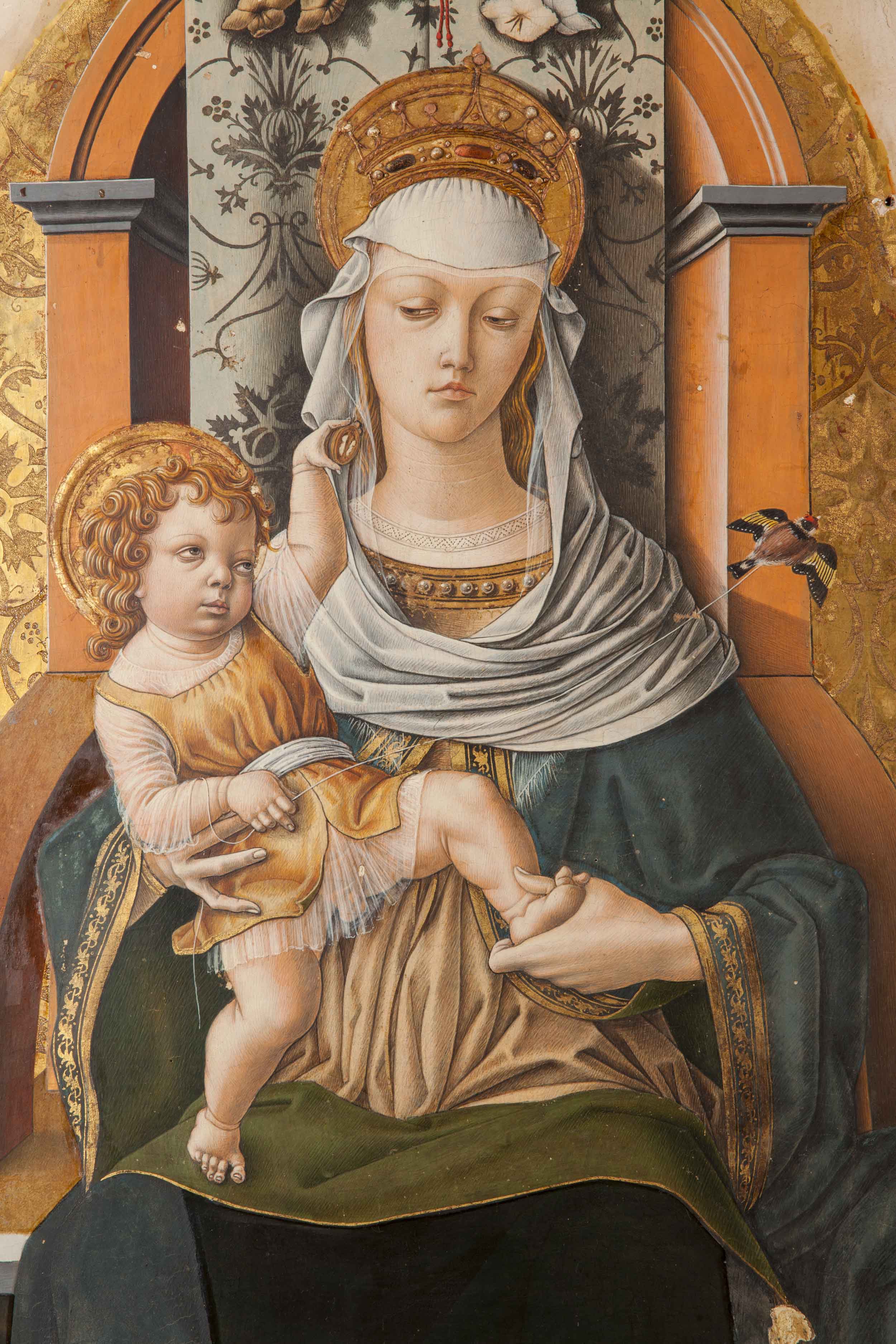 Madonna with Child and Saints by Crivelli - After Restoration