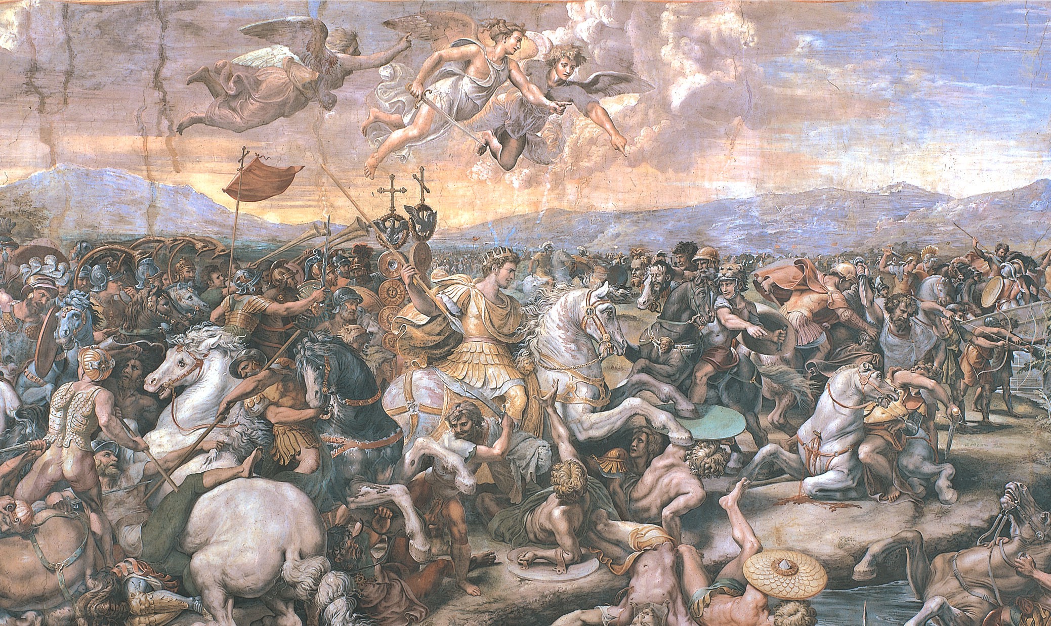 Battle of Ponte Milvio - Before Restoration