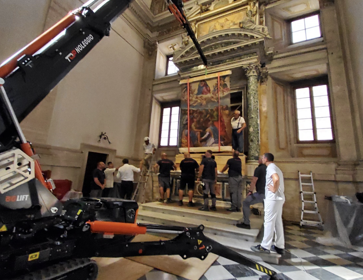 Assumption - The relocation to the niche above the altar