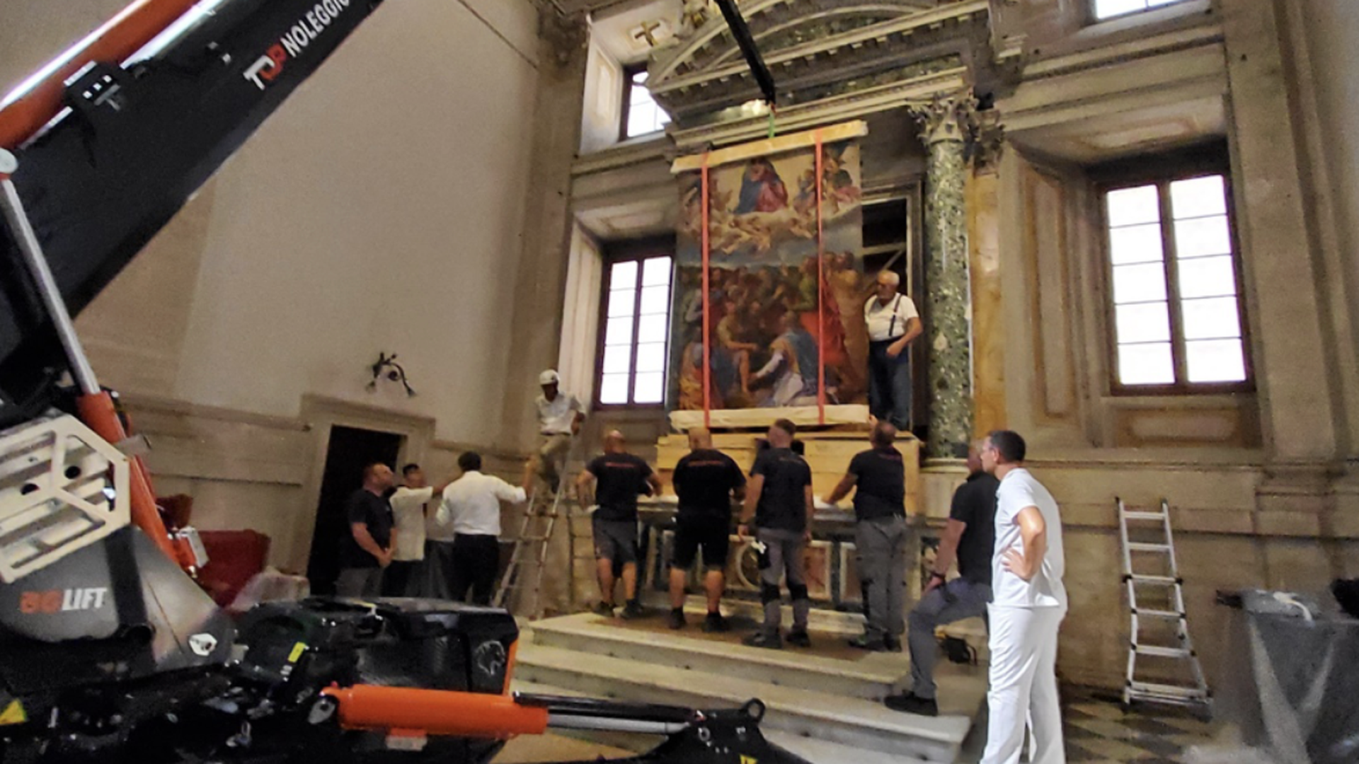 Assumption - The relocation to the niche above the altar