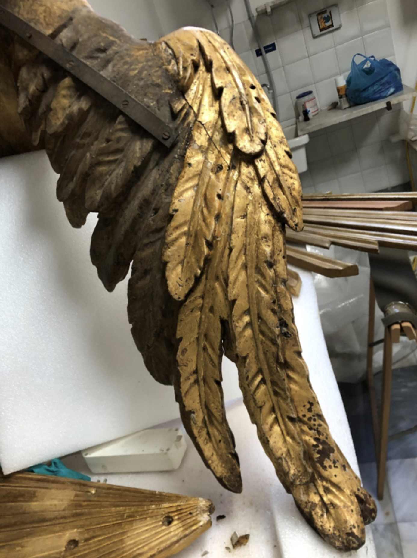 the 40 hour decorative stand - before cleaning