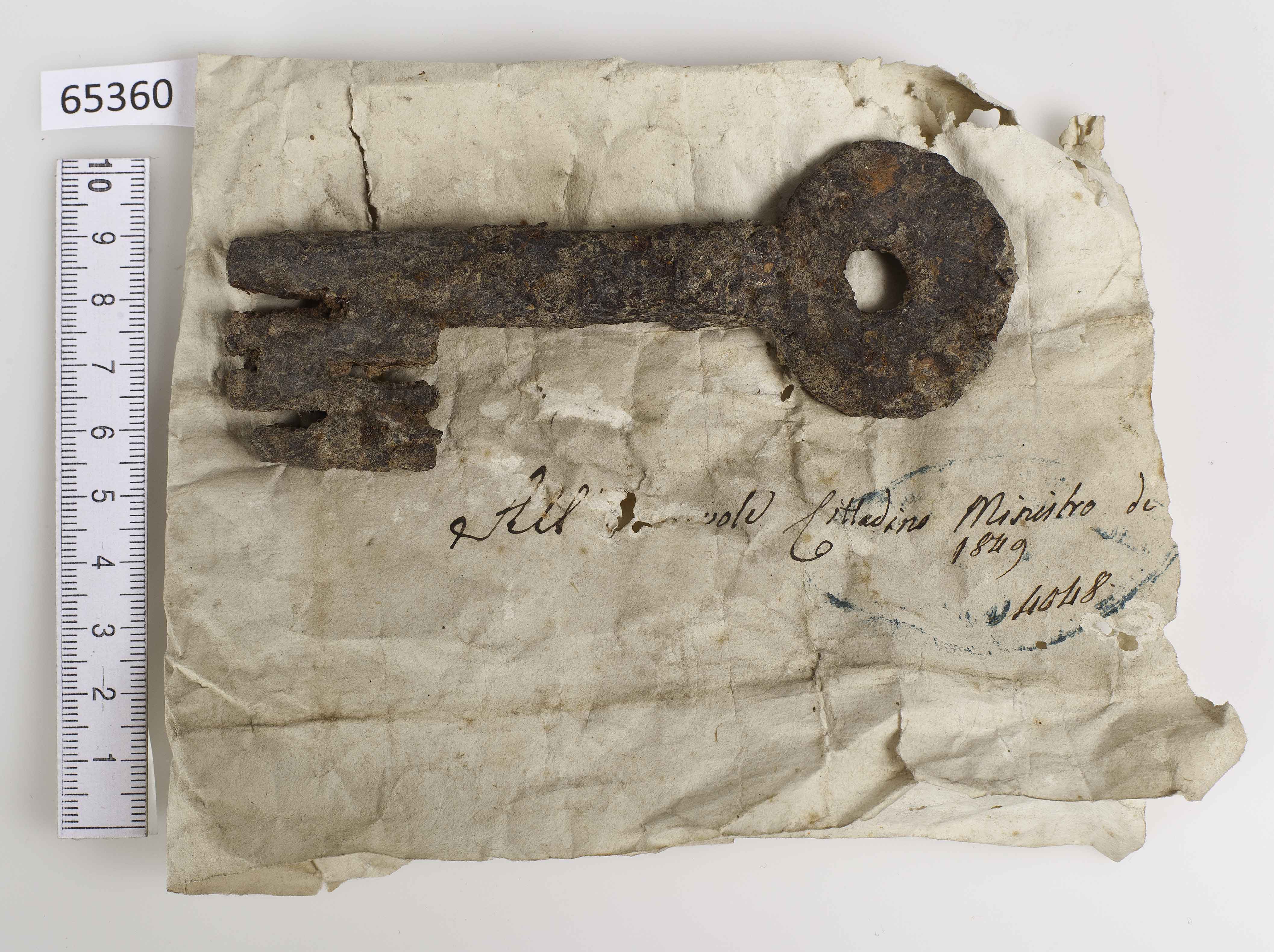 Bronze Artifact Inv. 65360 - Before Restoration