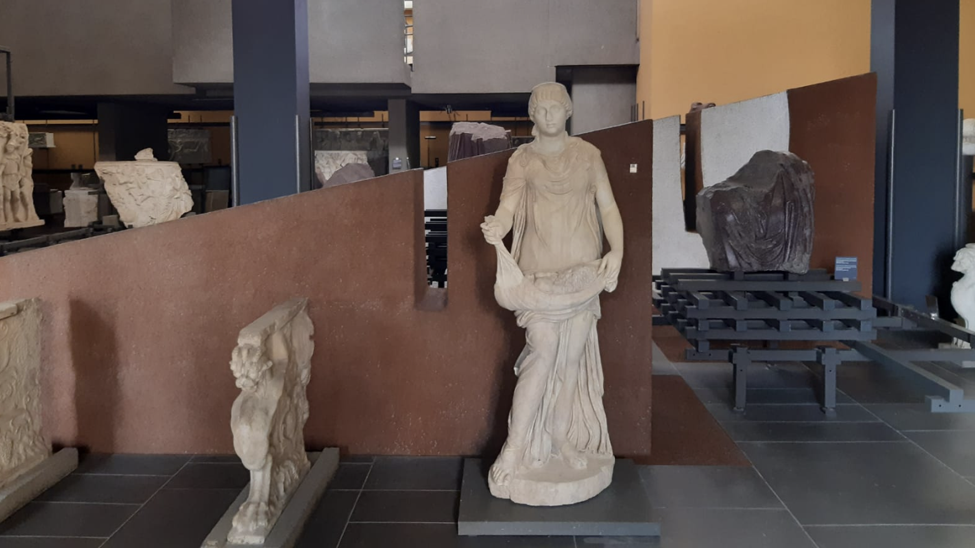 Flora Statue Back on display