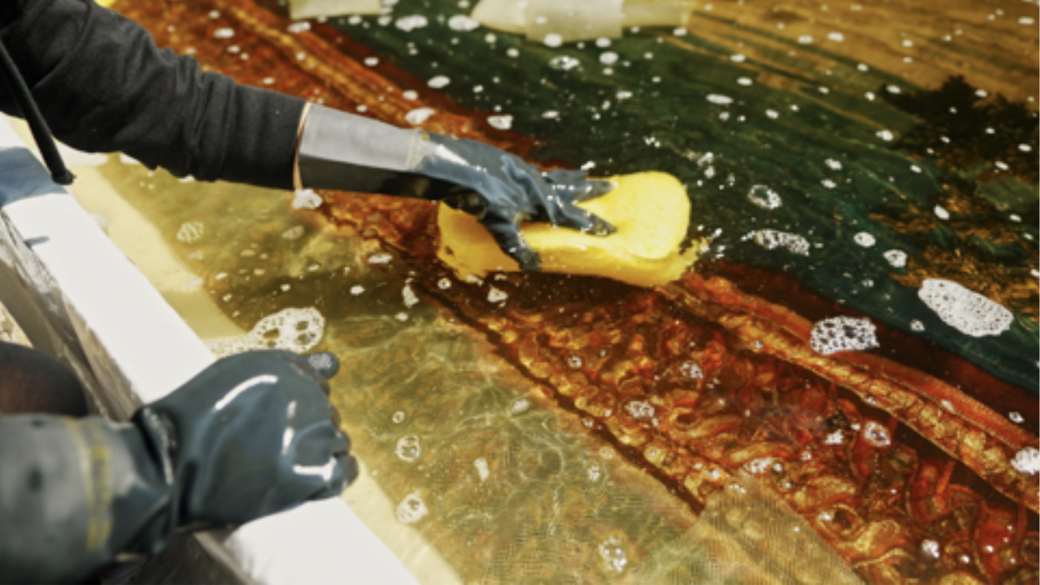 Tapestry Washing 5